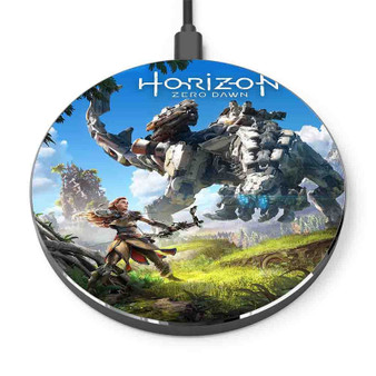 Pastele Horizon Zero Dawn Game Custom Personalized Gift Wireless Charger Custom Phone Charging Pad iPhone Samsung