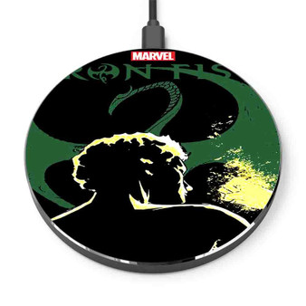 Pastele Iron Fist Marvel Superheroes Custom Personalized Gift Wireless Charger Custom Phone Charging Pad iPhone Samsung