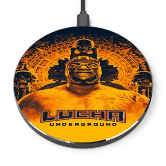 Pastele Lucha Underground Custom Personalized Gift Wireless Charger Custom Phone Charging Pad iPhone Samsung