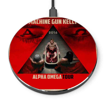 Pastele Machine Gun Kelly MGK Alpha Omega Tour 2016 Custom Personalized Gift Wireless Charger Custom Phone Charging Pad iPhone Samsung