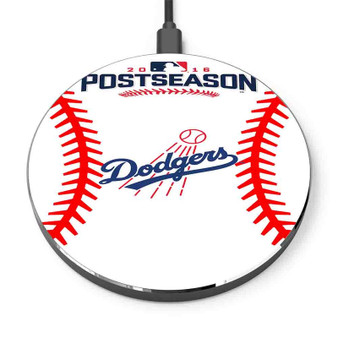 Pastele Postseason 2016 LA Dodgers Custom Personalized Gift Wireless Charger Custom Phone Charging Pad iPhone Samsung