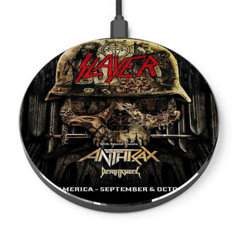 Pastele Slayer Anthrax Death Angel Tour 2016 Custom Personalized Gift Wireless Charger Custom Phone Charging Pad iPhone Samsung