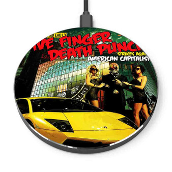 Pastele The Furious Deadly Five Finger Death Punch Custom Personalized Gift Wireless Charger Custom Phone Charging Pad iPhone Samsung