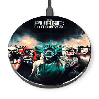 Pastele The Purge Election Year Custom Personalized Gift Wireless Charger Custom Phone Charging Pad iPhone Samsung