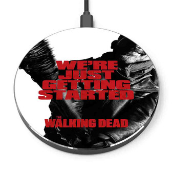 Pastele The Walking Dead Season 7 We re Just Getting Started Custom Personalized Gift Wireless Charger Custom Phone Charging Pad iPhone Samsung