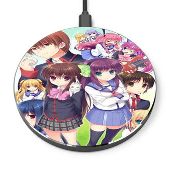 Pastele Angel Beats Custom Personalized Gift Wireless Charger Custom Phone Charging Pad iPhone Samsung