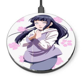 Pastele Hinata Hyuga Naruto Custom Personalized Gift Wireless Charger Custom Phone Charging Pad iPhone Samsung