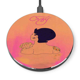 Pastele Kehlani Crzy Custom Personalized Gift Wireless Charger Custom Phone Charging Pad iPhone Samsung