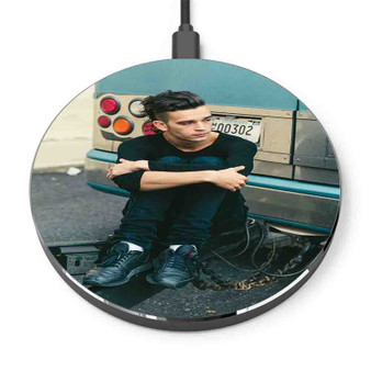 Pastele Matty Healy The 1975 Custom Personalized Gift Wireless Charger Custom Phone Charging Pad iPhone Samsung