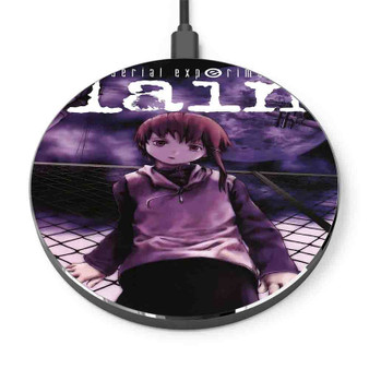 Pastele Serial Experiments Lain Custom Personalized Gift Wireless Charger Custom Phone Charging Pad iPhone Samsung