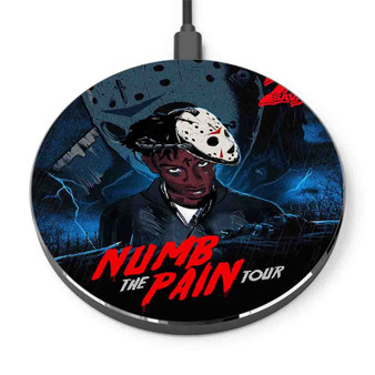 Pastele 21 Savage Numb The Pain Tour Custom Personalized Gift Wireless Charger Custom Phone Charging Pad iPhone Samsung
