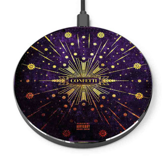 Pastele Big KRIT Confetti Custom Personalized Gift Wireless Charger Custom Phone Charging Pad iPhone Samsung