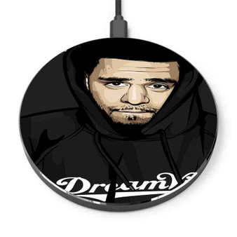 Pastele J Cole Dreamville Custom Personalized Gift Wireless Charger Custom Phone Charging Pad iPhone Samsung