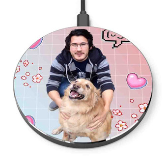 Pastele Markiplier Custom Personalized Gift Wireless Charger Custom Phone Charging Pad iPhone Samsung