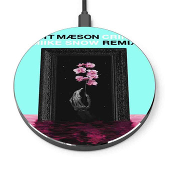 Pastele Matt Maeson Cringe Custom Personalized Gift Wireless Charger Custom Phone Charging Pad iPhone Samsung