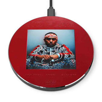 Pastele No Flag London On Da Track Feat Offset Nicki Minaj 21 Savage Custom Personalized Gift Wireless Charger Custom Phone Charging Pad iPhone Samsung