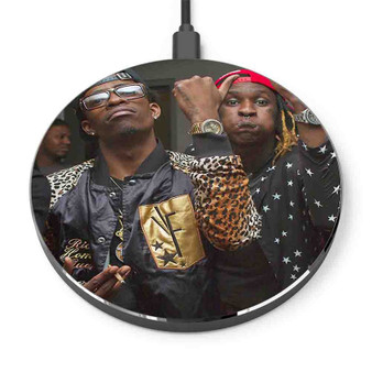 Pastele Rich Homie Quan and Young Thug Custom Personalized Gift Wireless Charger Custom Phone Charging Pad iPhone Samsung