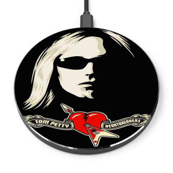 Pastele Tom Petty Custom Personalized Gift Wireless Charger Custom Phone Charging Pad iPhone Samsung