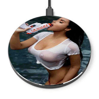 Pastele Abigail Ratchford Custom Personalized Gift Wireless Charger Custom Phone Charging Pad iPhone Samsung