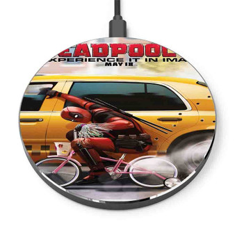 Pastele Deadpool 2 Custom Personalized Gift Wireless Charger Custom Phone Charging Pad iPhone Samsung