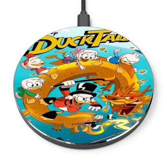 Pastele Disney Ducktales Custom Personalized Gift Wireless Charger Custom Phone Charging Pad iPhone Samsung