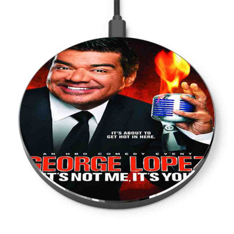Pastele George Lopez Comedy Show Custom Personalized Gift Wireless Charger Custom Phone Charging Pad iPhone Samsung
