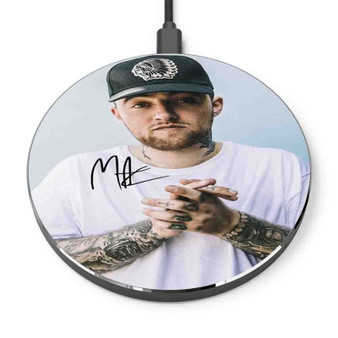 Pastele Mac Miller Custom Personalized Gift Wireless Charger Custom Phone Charging Pad iPhone Samsung