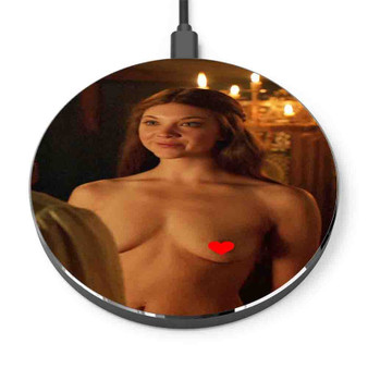 Pastele Natalie Dormer Game of Thrones Custom Personalized Gift Wireless Charger Custom Phone Charging Pad iPhone Samsung