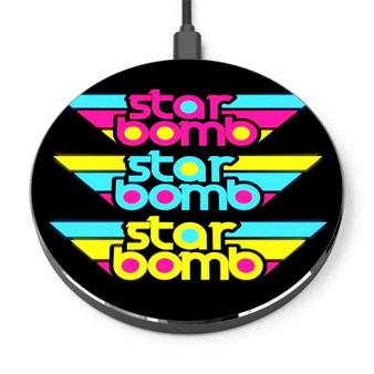 Pastele Starbomb Custom Personalized Gift Wireless Charger Custom Phone Charging Pad iPhone Samsung