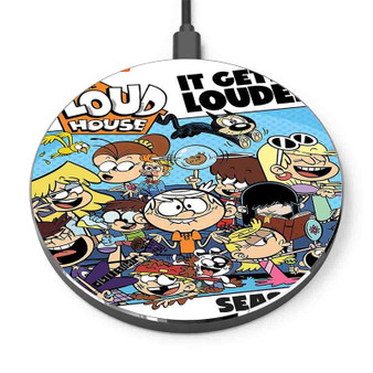 Pastele The Loud House Custom Personalized Gift Wireless Charger Custom Phone Charging Pad iPhone Samsung