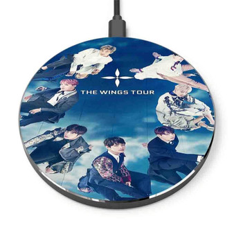 Pastele BTS Wings Tour Custom Personalized Gift Wireless Charger Custom Phone Charging Pad iPhone Samsung