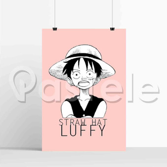 Straw Hat Luffy New Custom Silk Poster Print Wall Decor 20 x 13 Inch 24 x 36 Inch