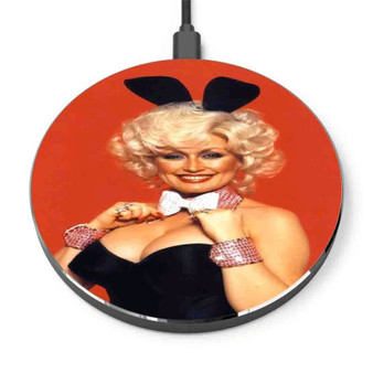 Pastele Dolly Parton Custom Personalized Gift Wireless Charger Custom Phone Charging Pad iPhone Samsung