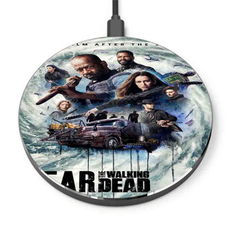Pastele Fear The Walking Dead TV Series Custom Personalized Gift Wireless Charger Custom Phone Charging Pad iPhone Samsung