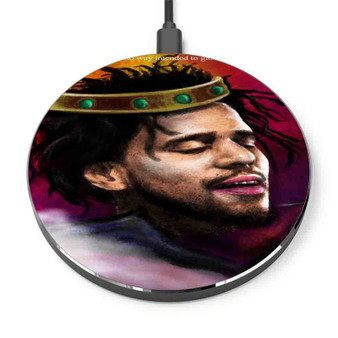 Pastele J Cole Kod Custom Personalized Gift Wireless Charger Custom Phone Charging Pad iPhone Samsung