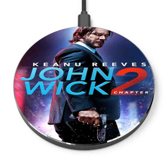 Pastele John Wick Chapter 2 Custom Personalized Gift Wireless Charger Custom Phone Charging Pad iPhone Samsung
