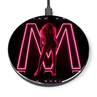 Pastele Mariah Carey Caution World Tour Custom Personalized Gift Wireless Charger Custom Phone Charging Pad iPhone Samsung