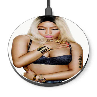 Pastele Nicki Minaj Art Custom Personalized Gift Wireless Charger Custom Phone Charging Pad iPhone Samsung