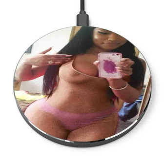 Pastele Nicki Minaj Selfie Custom Personalized Gift Wireless Charger Custom Phone Charging Pad iPhone Samsung