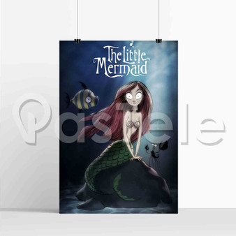 The Little Mermaid Tim Burton New Custom Silk Poster Print Wall Decor 20 x 13 Inch 24 x 36 Inch