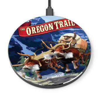 Pastele The Oregon Trail Custom Personalized Gift Wireless Charger Custom Phone Charging Pad iPhone Samsung