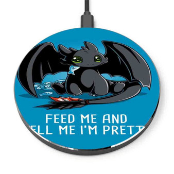 Pastele Toothless Custom Personalized Gift Wireless Charger Custom Phone Charging Pad iPhone Samsung
