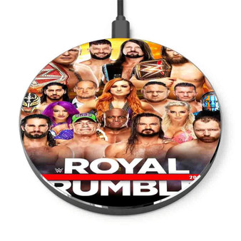 Pastele WWE Royal Rumble Custom Personalized Gift Wireless Charger Custom Phone Charging Pad iPhone Samsung