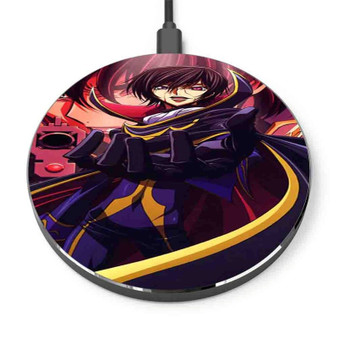 Pastele Code Geass Lelouch Custom Personalized Gift Wireless Charger Custom Phone Charging Pad iPhone Samsung