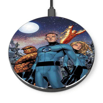 Pastele Fantastic Four Marvel Custom Personalized Gift Wireless Charger Custom Phone Charging Pad iPhone Samsung