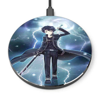 Pastele Kirito Sword Art Online Custom Personalized Gift Wireless Charger Custom Phone Charging Pad iPhone Samsung