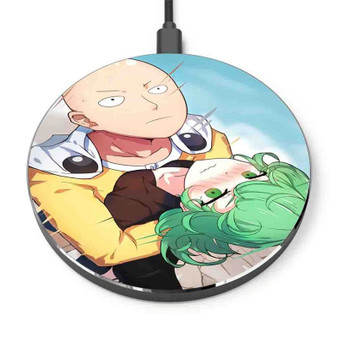 Pastele Saitama Tatsumaki One Punch Man Custom Personalized Gift Wireless Charger Custom Phone Charging Pad iPhone Samsung