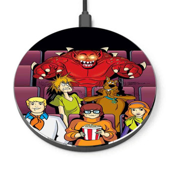 Pastele Scooby Doo and Monsters Custom Personalized Gift Wireless Charger Custom Phone Charging Pad iPhone Samsung