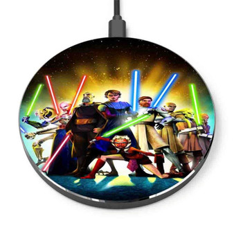 Pastele Star Wars Custom Personalized Gift Wireless Charger Custom Phone Charging Pad iPhone Samsung