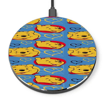 Pastele Winnie The Pooh Eeyore Tiger Piglet Custom Personalized Gift Wireless Charger Custom Phone Charging Pad iPhone Samsung